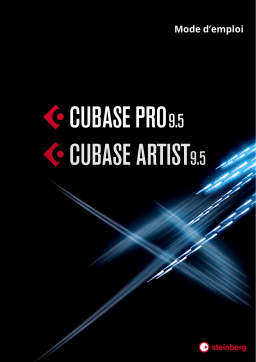 Steinberg Cubase Artist 9.5 Mode d'emploi