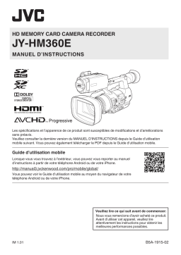 JVC JY-HM360EJY-HM360 Manuel utilisateur