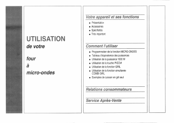 Manuel du propriétaire | Thomson 300p Manuel utilisateur | Fixfr