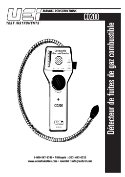 UEi CD200 Combustible Gas Leak Detector Manuel du propriétaire