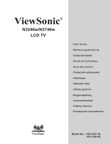 Manuel du propriétaire | ViewSonic N3246 Manuel utilisateur | Fixfr