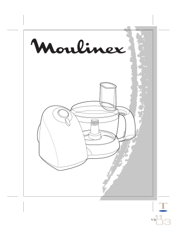 Manuel du propriétaire | Moulinex DELICIO Manuel utilisateur | Fixfr