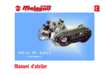 Manuel du propriétaire | Malaguti 500 CC 4T - EURO 3 Manuel utilisateur | Fixfr