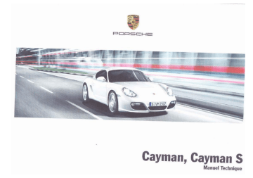 Porsche Cayman 2010-2012 Manuel du propriétaire | Fixfr