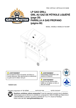 GrillMaster™ 720-0697 grill Manuel utilisateur