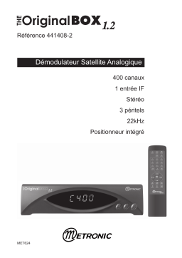 Metronic 441408-2 Manuel utilisateur