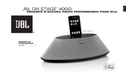 JBL ON STAGE 400ID Manuel utilisateur