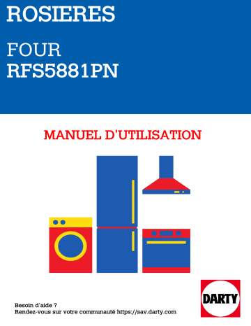 Manuel du propriétaire | ROSIERES RFE6659PL Manuel utilisateur | Fixfr