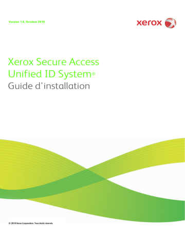 Xerox Secure Access Unified ID System Guide d'installation | Fixfr