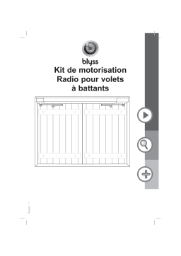 Blyss Liveez Motorisation volet battant Blyss 30 Nm Mode d'emploi