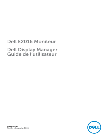 Dell E2016 electronics accessory Manuel utilisateur | Fixfr