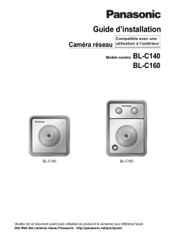 Panasonic BL-C160 Manuel utilisateur