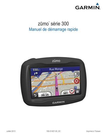 zūmo® 390LM | Zumo 350 | Guide de démarrage rapide | Garmin Zumo 390 Manuel utilisateur | Fixfr