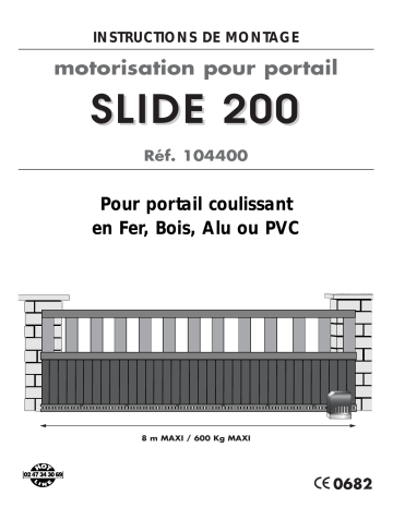 Manuel du propriétaire | Avidsen SLIDE 200 Manuel utilisateur | Fixfr