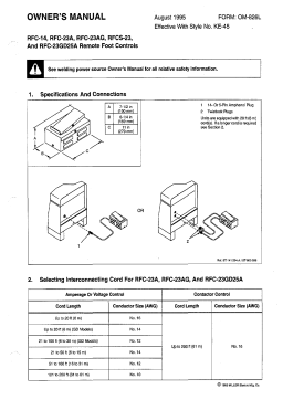 Miller RFC-23A Manuel utilisateur