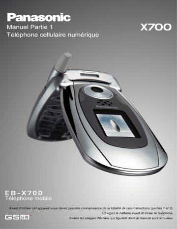 Panasonic X700 Manuel utilisateur | Fixfr