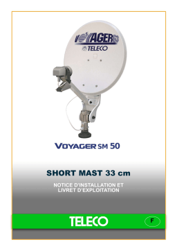 Teleco Voyager G3 50 SM LNB S1 Manuel utilisateur