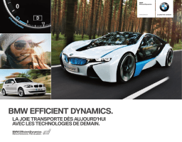 BMW EFFICIENTDYNAMICS Manuel utilisateur