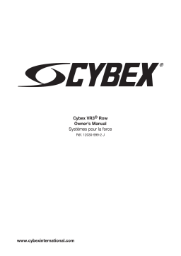 Cybex International 12030 ROW Manuel utilisateur