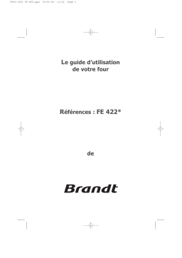 Brandt FE422BF1 Manuel utilisateur