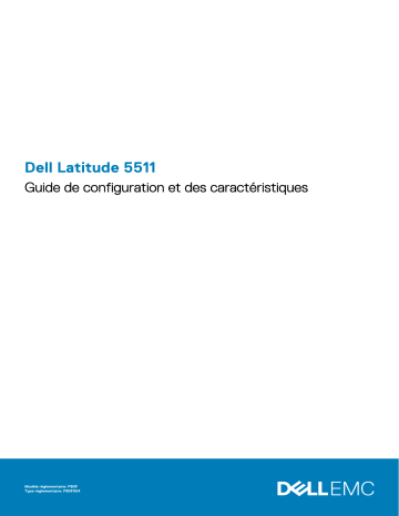 Dell Latitude 5511 laptop Guide de démarrage rapide | Fixfr