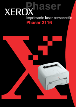 Xerox 3116 Phaser Manuel utilisateur