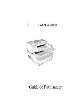 Konica Minolta 9860 Manuel utilisateur