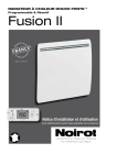 Noirot KFN2555FDAJ Manuel utilisateur