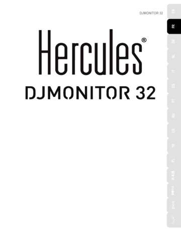 Hercules DJSTARTER KIT , DJLearning Kit , DJMonitor 32  Manuel utilisateur | Fixfr