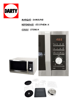 Samsung CE137NEMX Manuel utilisateur