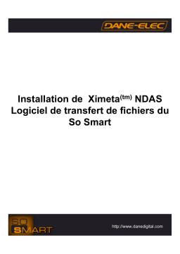 DANE-ELEC XIMETA NDAS Manuel utilisateur