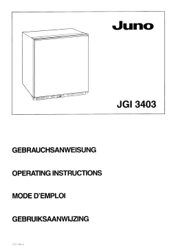 Juno JGI3403 Manuel utilisateur