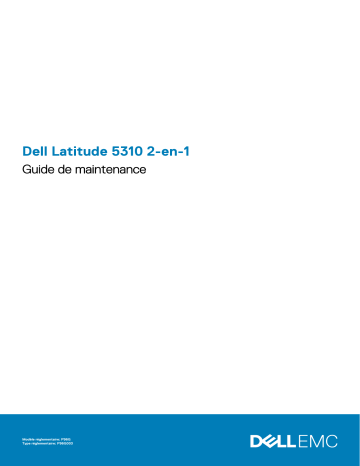 Dell Latitude 5310 2-in-1 laptop Manuel du propriétaire | Fixfr