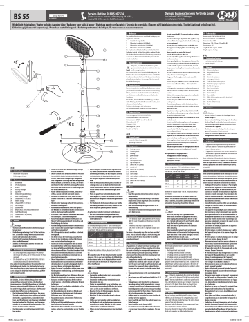 Manuel du propriétaire | Olympia BS 55 Stand Heater Manuel utilisateur | Fixfr