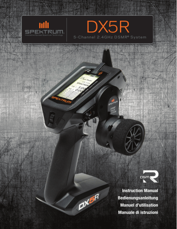 Spektrum DX5R 5CH DSMR Tx Only Manuel utilisateur | Fixfr