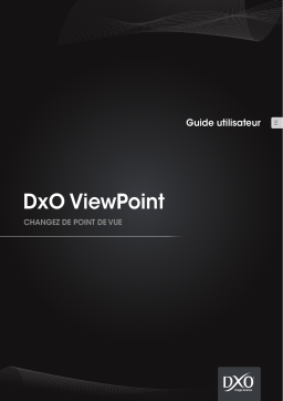 DxO ViewPoint Manuel utilisateur