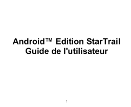 ZTE StarTrail sfr Manuel utilisateur