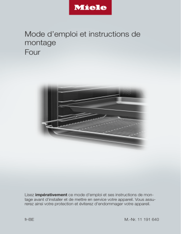 Manuel du propriétaire | Miele H 7440 B Manuel utilisateur | Fixfr