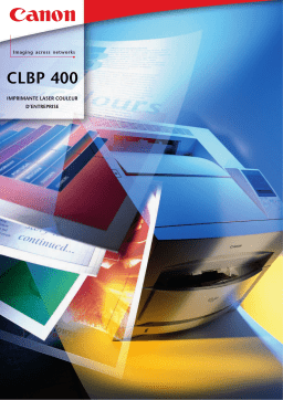 Canon CL BP400 Manuel utilisateur