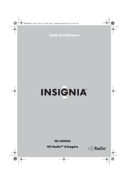 Insignia NS-HDRAD HD Radio Tabletop Radio Manuel utilisateur