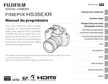 Fujifilm FinePix HS35 EXR Manuel utilisateur | Fixfr