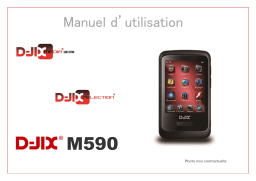 D-JIX M590 Mode d'emploi