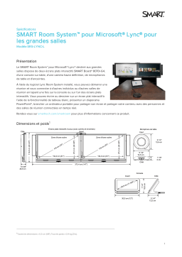 SMART Technologies SRS-LYNC-L (two 8070i-G4) spécification