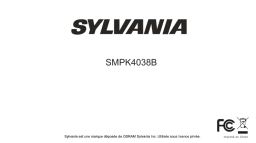 Sylvania SMPK 4038B Manuel utilisateur