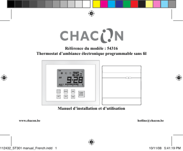 Manuel du propriétaire | Chacon 54316 Manuel utilisateur | Fixfr