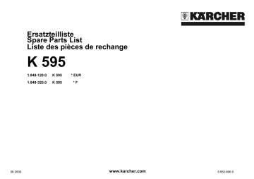 Manuel du propriétaire | Kärcher 595 Manuel utilisateur | Fixfr