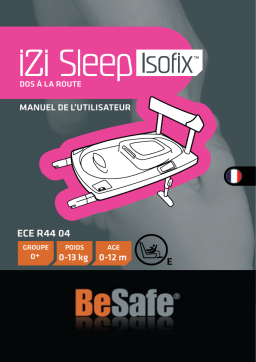 BESAFE IZI SLEEP ISOFIX Manuel utilisateur