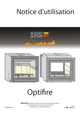 BODART & GONAY OPTIFIRE Manuel utilisateur