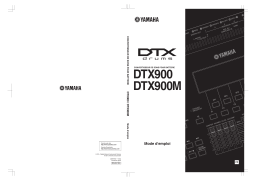 Yamaha DTX900M Manuel utilisateur