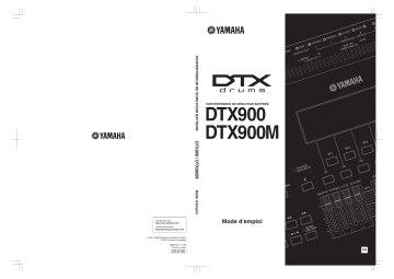 Manuel du propriétaire | Yamaha DTX900M Manuel utilisateur | Fixfr